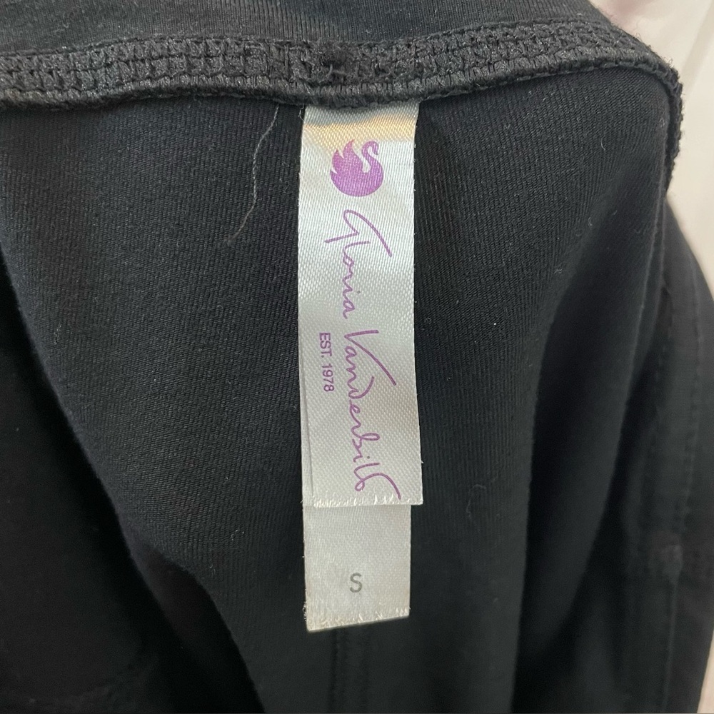 NWOT Gloria Vanderbilt Leggings Women’s S Black Skinny Capri High Rise Stretch - Picture 5 of 8